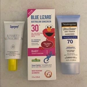 Sunscreen bundle! Neutrogena Supergoop Blue Lizard